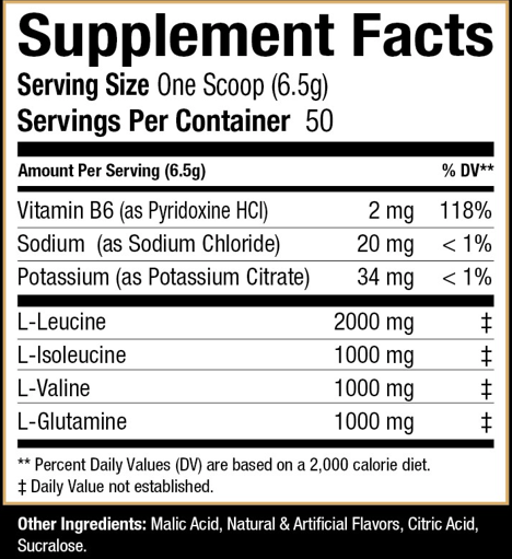 Lemon Lime BCAA 2:1:1