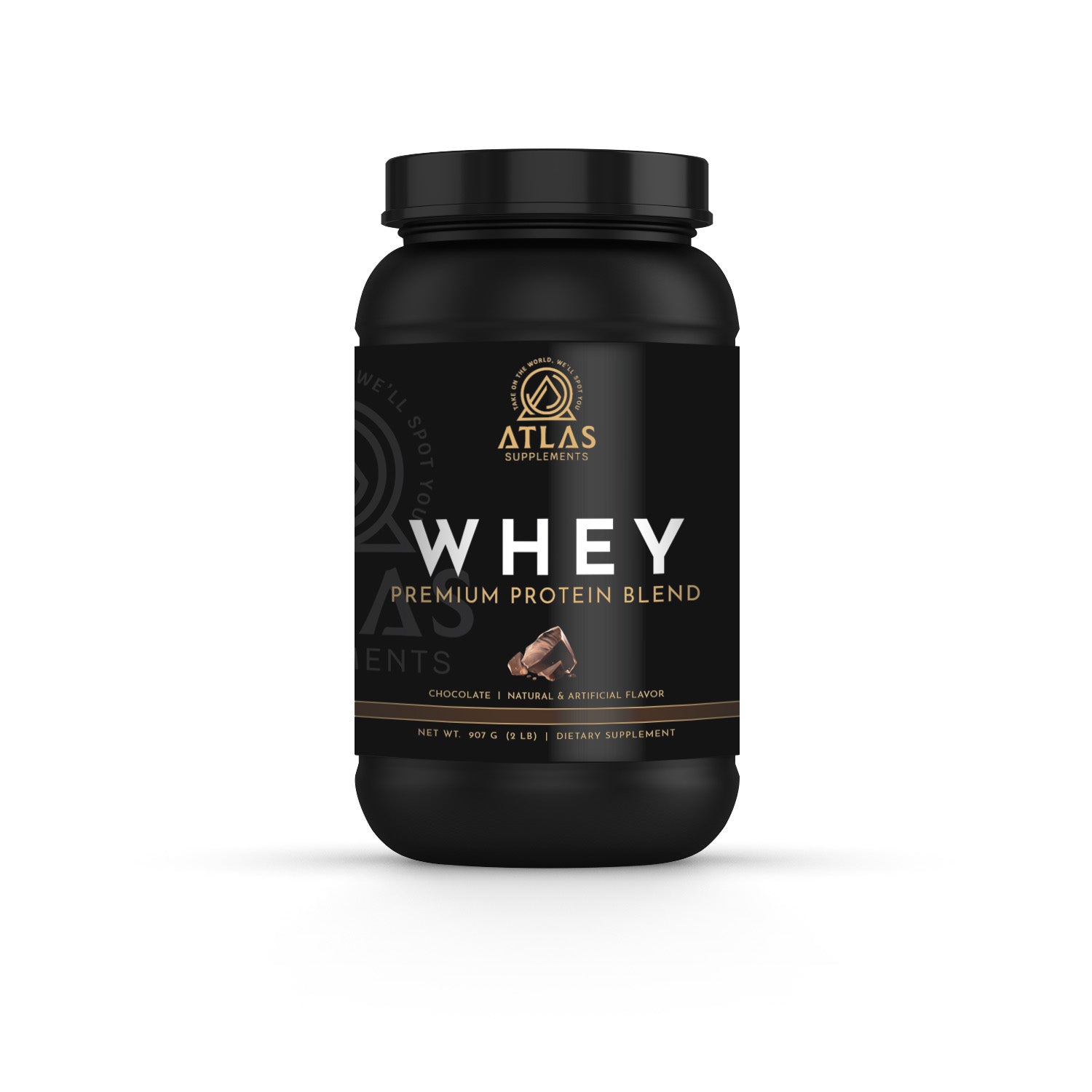 Chocolate Whey Protein 2lbs ATLAS supplements